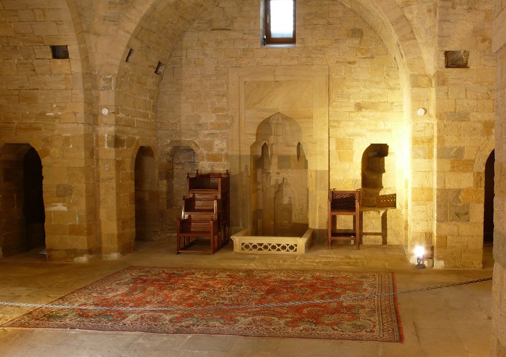 Shirvanshah's Palace Mosque in Baku - Azerbaijan